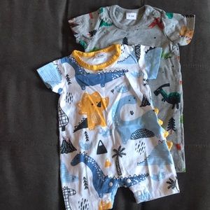 Temu | 2 🦖🦕Bodysuits | 0-3 Months